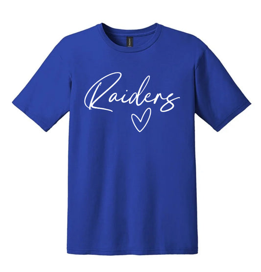 Raiders Heart (Royal Blue Shirt)