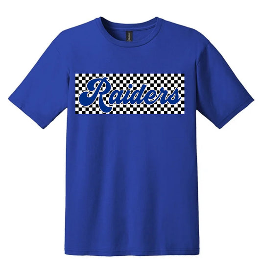 Raiders Checkered (Royal Blue Shirt)