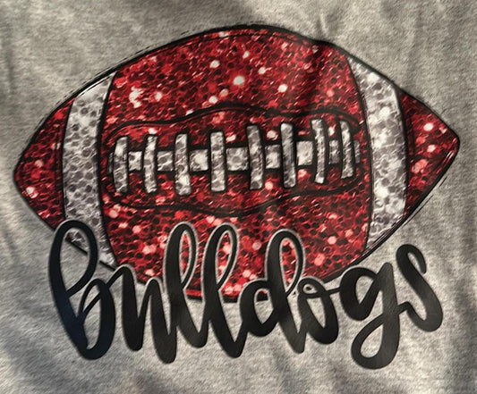 Bulldogs Glitter Football