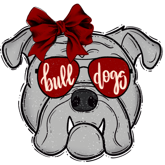 Bulldog and Bow