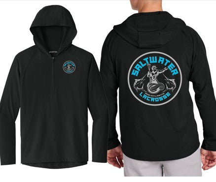 Saltwater Lacross 1/2-Zip Hooded Jacket