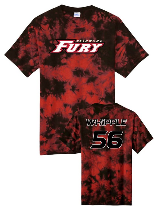 Fury Tie Dye - Black and Red