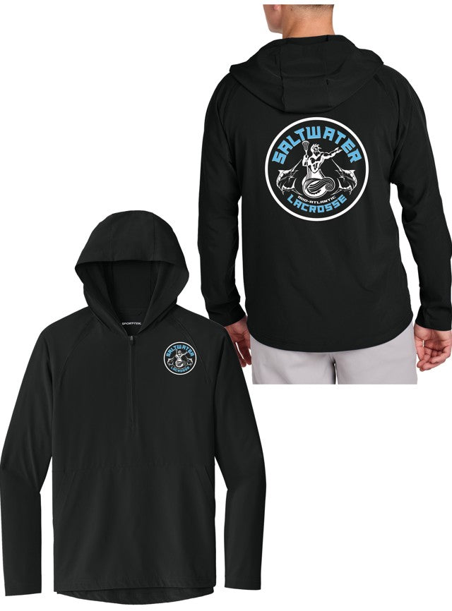 Saltwater Lacross 1/2-Zip Hooded Jacket
