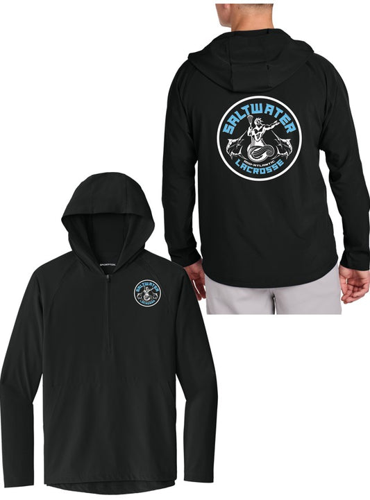Saltwater Lacross 1/2-Zip Hooded Jacket