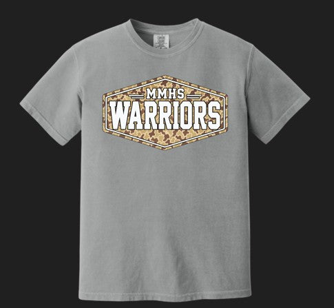 MAB-MMHS Warriors Camo Badge Tee