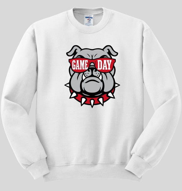 LIS Bulldog and Game Day Glasses White