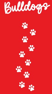 LIS Bulldogs and Pawprints Red