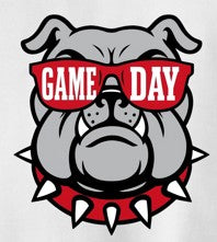 LIS Bulldog and Game Day Glasses White